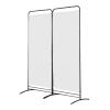 Angel Living Freestanding Folding Room Divider, White, 2-Piece view 2