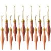 HERZWILD 16pcs Rose Gold Christmas Ornaments view 1