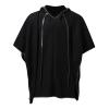 Foweknow Men's Warm Hooded Poncho Cape, Mexican Wool Poncho for Fall and Winter view 4