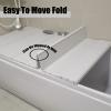 1.2 cm Thick, Large Foldable Bathtub Cover, PVC-Insulated, Dustproof, 40 kg Capacity view 3