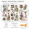 OLYCRAFT Vintage Furniture Stickers Set view 2