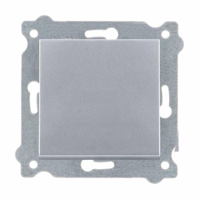EXEN 1-Gang Flush-Mount Two-Way Switch, Silver, 209/10E