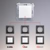 EXEN 1-Gang Flush-Mount Two-Way Switch, Silver, 209/10E view 3