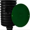 DN425 Drainage Inspection Chamber, 0.5 m/1 m, 1x DN110/1x DN160 Inlet, Green Cover view 2