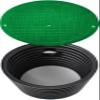 DN425 Drainage Inspection Chamber, 0.5 m/1 m, 1x DN110/1x DN160 Inlet, Green Cover view 4
