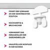 DePlastik Curtain Holders 16PC | White view 3