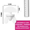 DePlastik Curtain Holders 16PC | White view 4