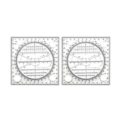 Uikdjgu 2X Multifunctional Circle Drawing Template