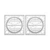 Uikdjgu 2X Multifunctional Circle Drawing Template view 1