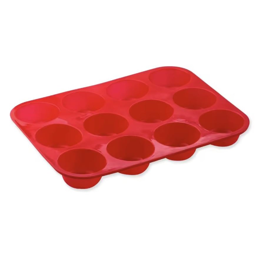 CHPN Silicone Muffin Pan - Red