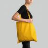 POLHIM Cotton Tote Bag 38x42 cm (145g/m) | 100% Cotton Jute Bag Alternative | Unprinted Bag for Painting & Shopping (Yellow) view 2