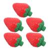 COOLHIYA Travel Squeeze Bottle Set: Strawberry Sauce Squeeze Bottles with Straw view 1