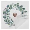 HEKU 100 3-Ply Napkins, 33 x 33 cm, Eucalyptus Heart view 3