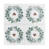 HEKU 100 3-Ply Napkins, 33 x 33 cm, Eucalyptus Heart view 4