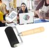Rubber Ink Roller with Wooden Handle view 2