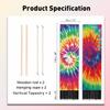 PLIGREAT 2 Pack Rainbow Tie-Dye Wall Tapestry view 2