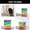 PLIGREAT 2 Pack Rainbow Tie-Dye Wall Tapestry view 4
