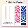 PLIGREAT 2-Pack Geometric Wall Tapestry view 2