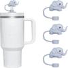 3-Pack Elephant Straw Covers for Stanley Cups view 1
