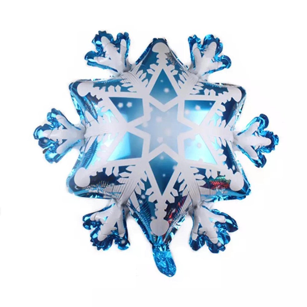 Christmas Foil Balloon - Snowflake Star, 73 x 73 cm