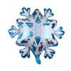 Christmas Foil Balloon - Snowflake Star, 73 x 73 cm view 1