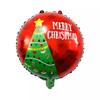 Merry Christmas Foil Balloon - Round Red, 45 cm view 1