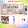 MISCER 4-Piece Paint by Numbers Kit view 2