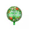 Merry Christmas Foil Balloon - Round Green, 45 cm view 1