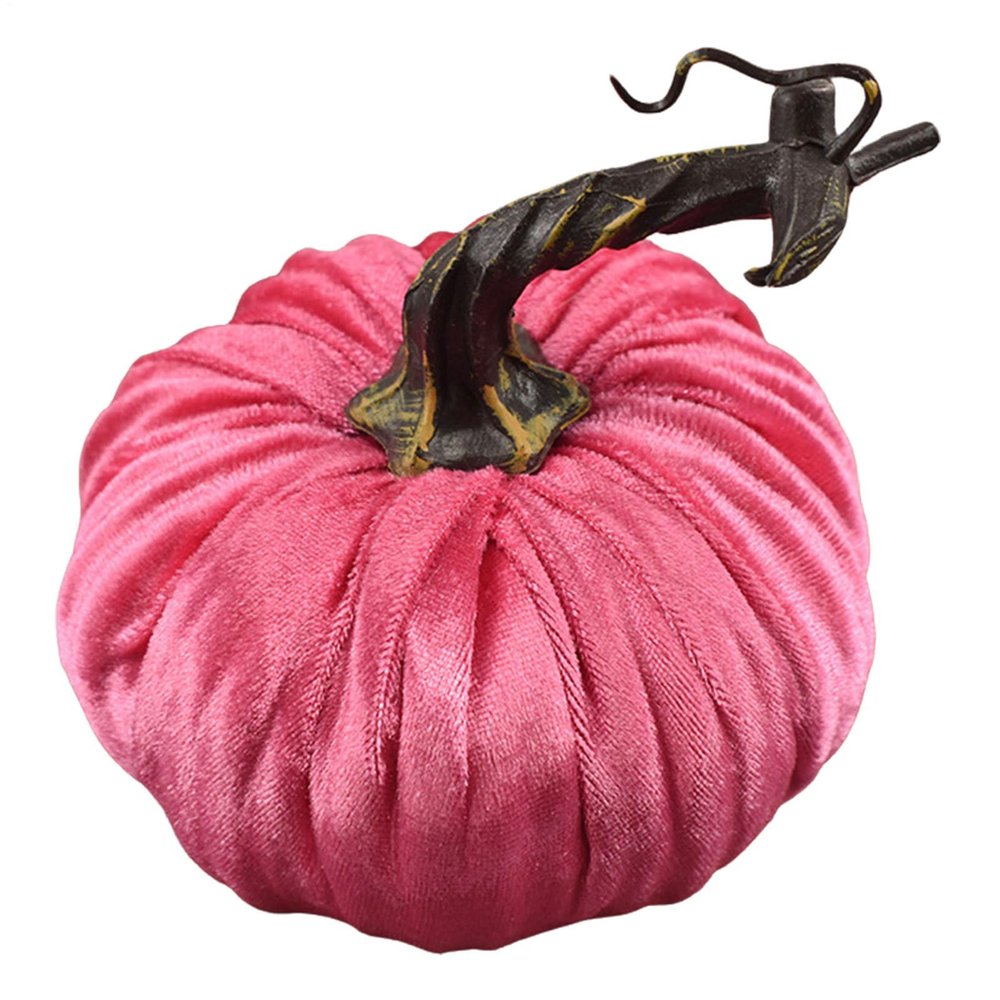 Artificial Velvet Pumpkins