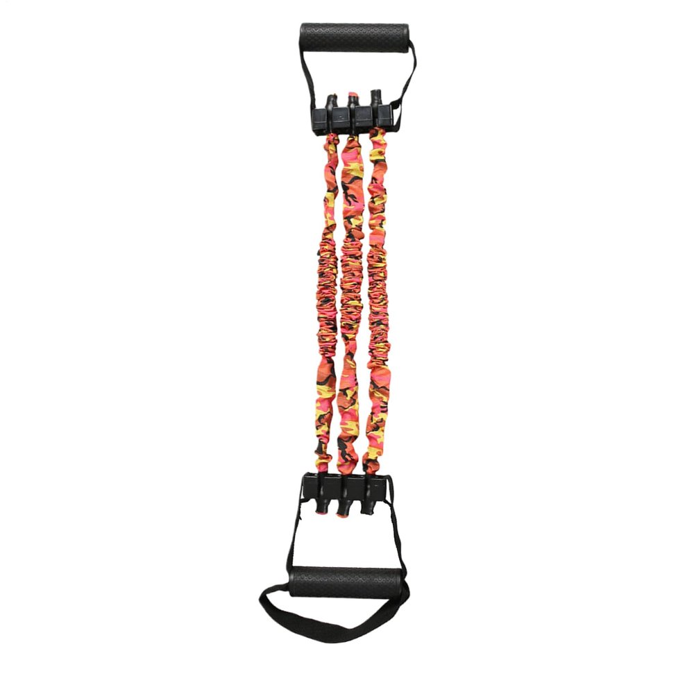 Stretching Bands | Chest Expander and Pedal Pull Trainer - Adjustable 3-Hole Resistance Band