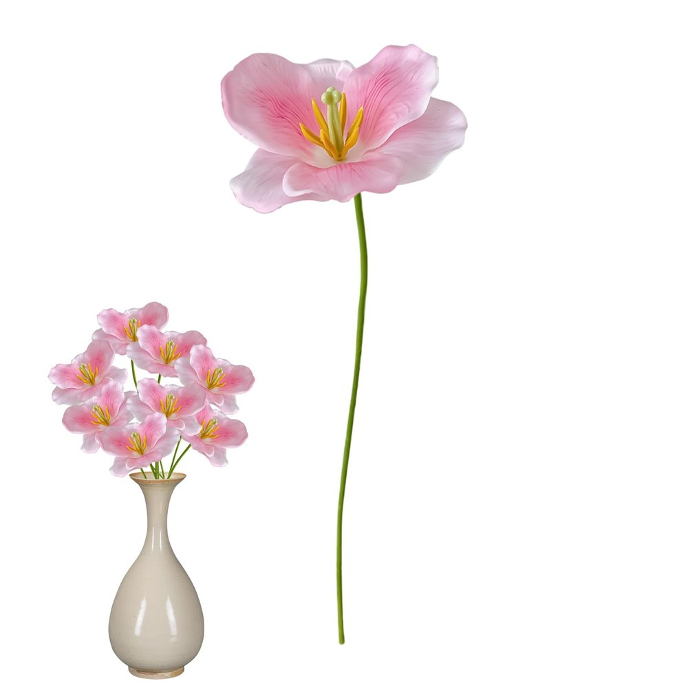 Tuxuseo Artificial Flower - Leafless Realistic Floral Ornament 11 cm