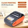 Plyisty Wireless Thermal Receipt Printer, Clear-Print Mini Invoice Printer for 58 mm (Without Case) view 2