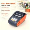 Plyisty Wireless Thermal Receipt Printer, Clear-Print Mini Invoice Printer for 58 mm (Without Case) view 3