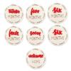 Duroecsain Baby Monthly Milestone Cards, Round Marker Discs view 1