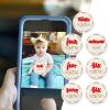 Duroecsain Baby Monthly Milestone Cards, Round Marker Discs view 3