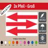 3-Piece Vinyl Arrow Set - 10 Colors view 2