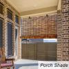 High-Quality Cordless Carbonized Reed Curtain view 4