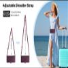 Wallet Case with Lanyard for Motorola Moto Edge 50 Ultra/X50 Ultra, Burgundy view 2