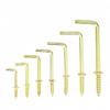 Rummyluck 7/8-Inch Screw Hooks, L-Shaped Wall Hooks, 200-Pack view 3