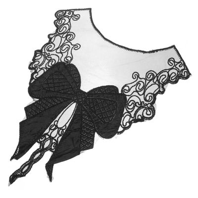 PACKOVE Removable Embroidered Lace Collar for Women