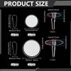 FINGERINSPIRE 120 Pack Self-Adhesive Wall Hooks view 2