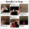 FINGERINSPIRE 120 Pack Self-Adhesive Wall Hooks view 3