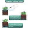 Phoenix Vine 4-Inch Planter Pots with Drainage Holes and Saucers, Olive, 6-Pack, 23-F-R-6 view 4