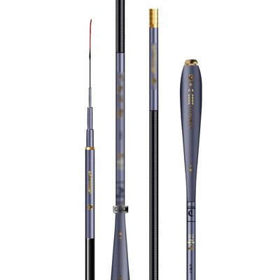 XUJUAN-0227 Crucian Carp Fishing Rod, Ultralight Stream Rod, Fishing Set, Gray, 5.4 m