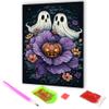Hoobee 5D DIY Diamond Painting Halloween Pumpkin view 1
