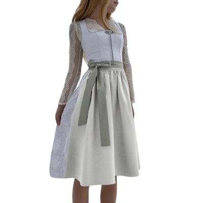 Women's Dirndl Dress Size 46, Midi Traditional Costume Outfit