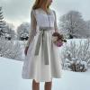Women's Dirndl Dress Size 46, Midi Traditional Costume Outfit view 2