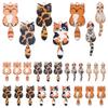 AHANDMAKER 28-Piece Enamel Cat Charms Set view 1