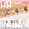AHANDMAKER 28-Piece Enamel Cat Charms Set view 2