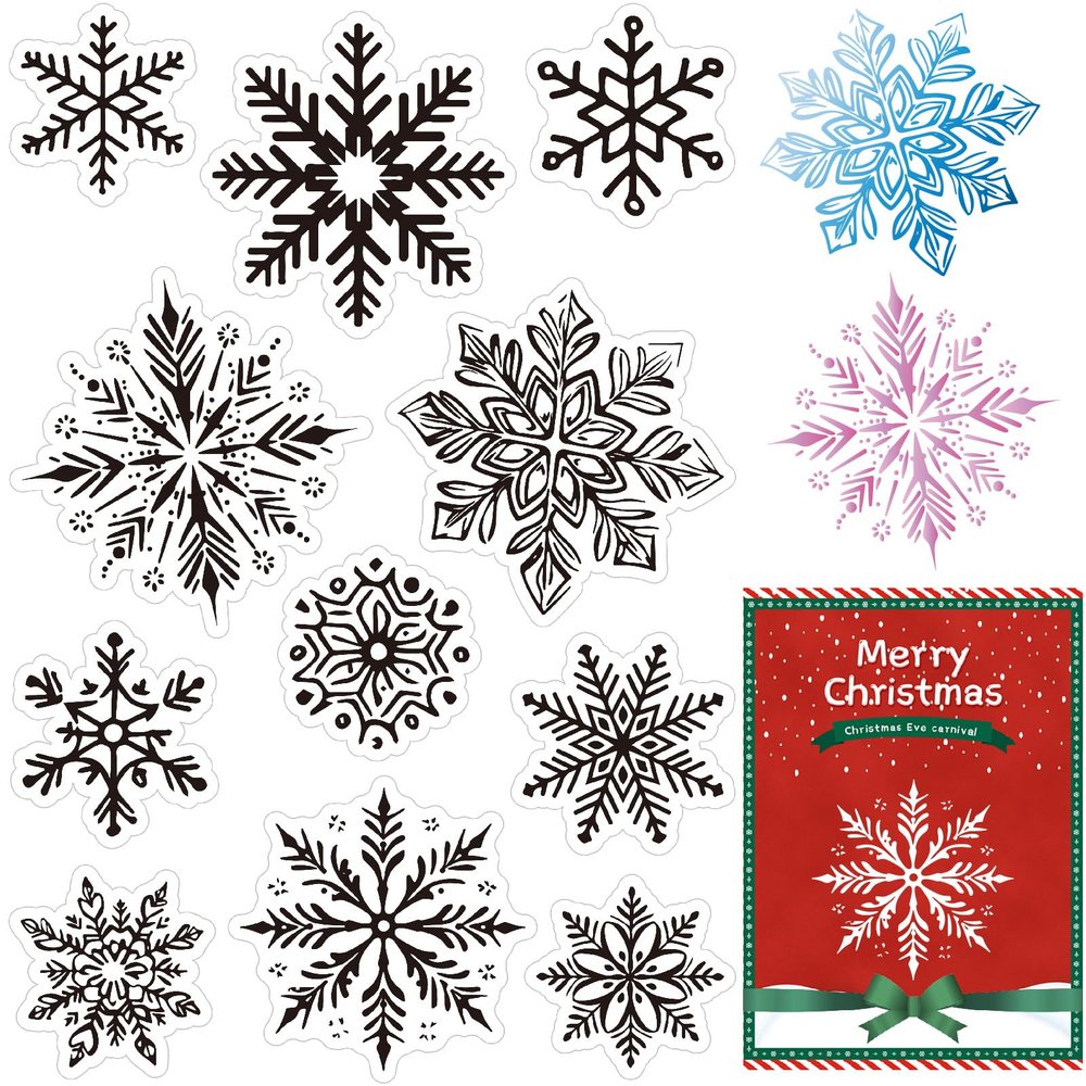 Craspire Snowflake Clear Stamps